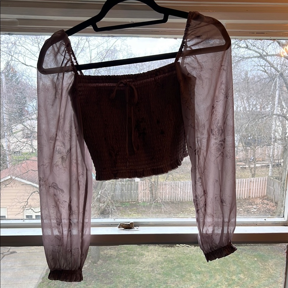 Elegant Sheer Sleeve Top